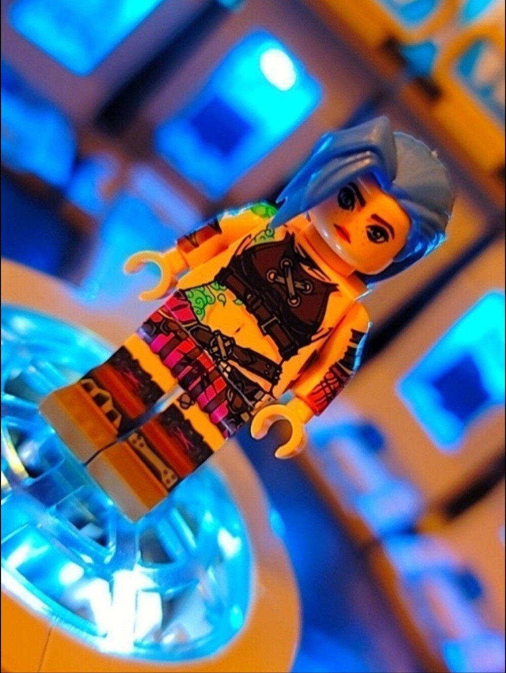 Arcane Jinx Minifigure Lego Compatible